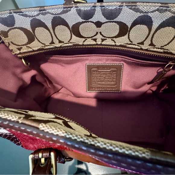 Coach Multicolor Patchwork Tote - Picture 3 of 4